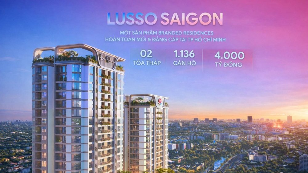 Lusso Saigon là dự án biểu tượng mới nhất được Phát Đạt xây dựng