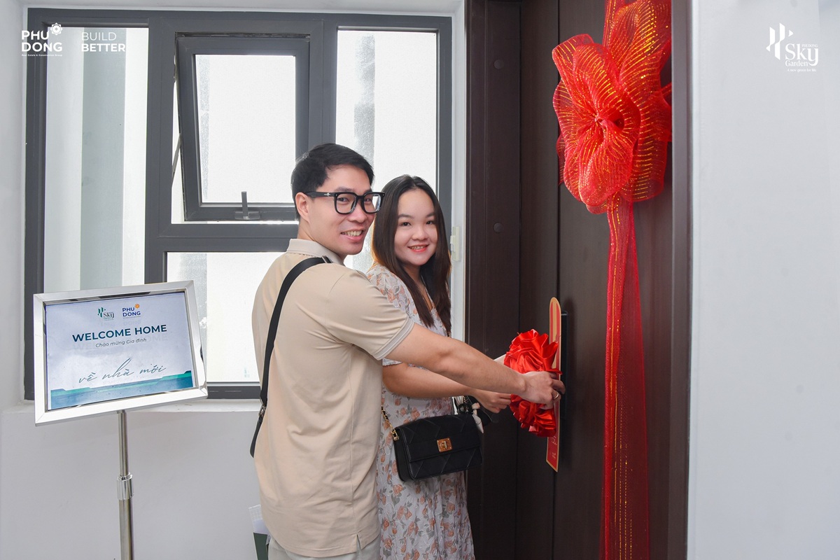 Hình ảnh bàn giao dự án Phú Đông Sky Garden