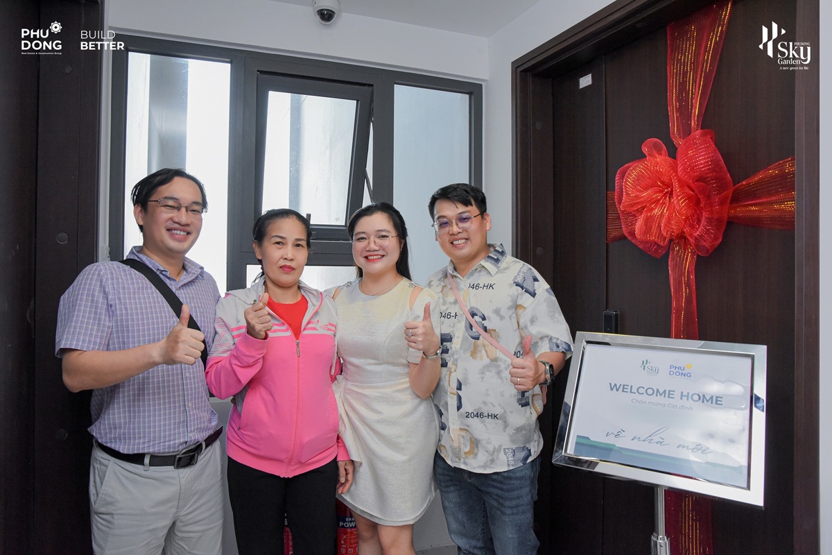 Hình ảnh bàn giao dự án Phú Đông Sky Garden