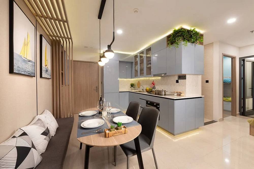 Nội thất thiết kế sang trọng tại dự án G Skyline Homes