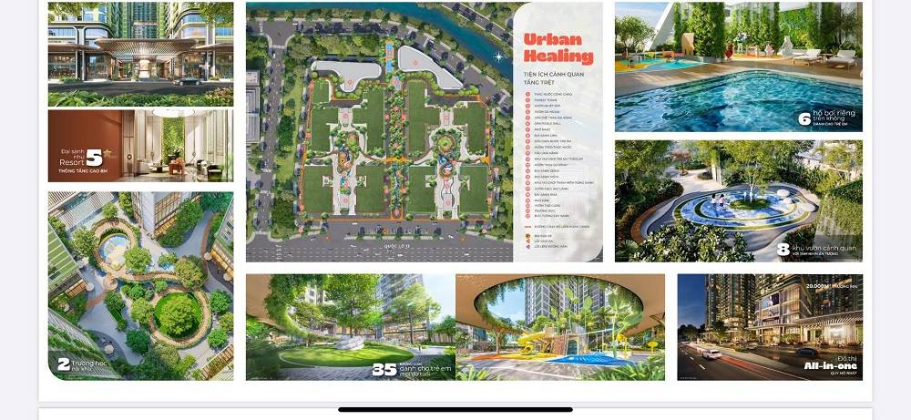 Đa dạng tiện ích cho trẻ thơ bên trong dự án