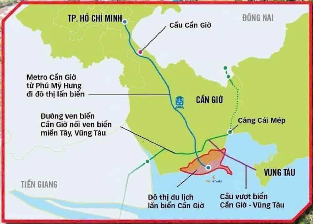 Tiềm năng tăng giá Vinhomes Cần Giờ nhờ hạ tầng liên kết