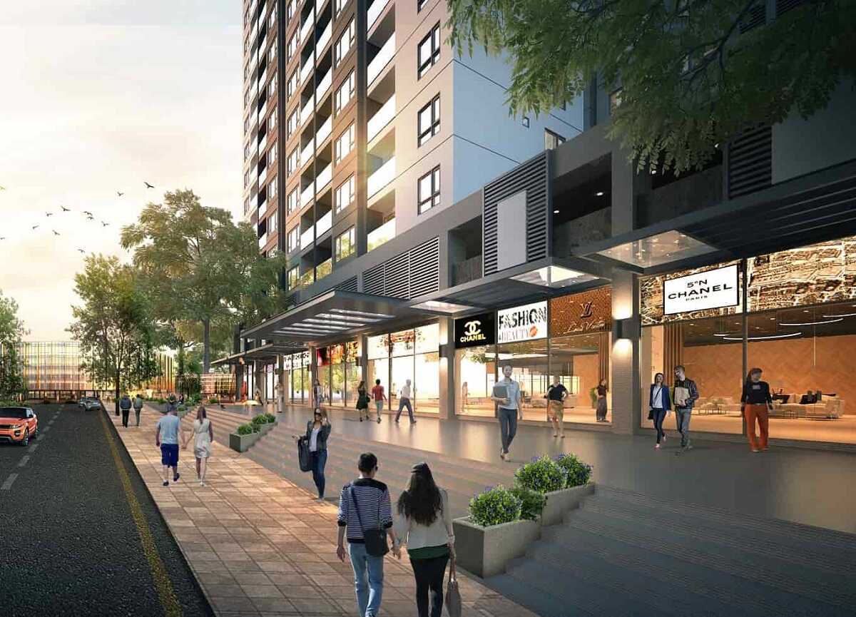 Khu thương mại sầm uất cho cư dân mua sắm